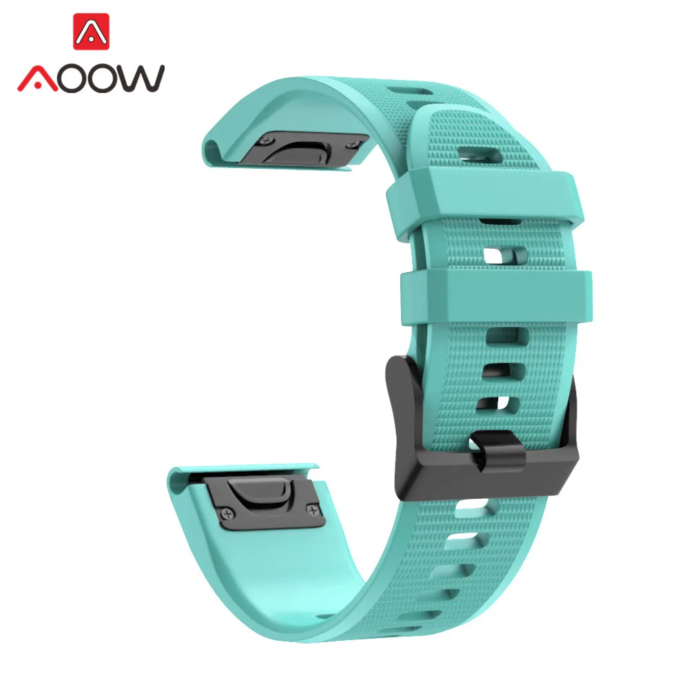Water duck 22 мм 26 мм силиконовый ремешок для часов Garmin fenix 3 HR fenix 5X fenix 3HR fenix 5 Plus быстросъемный сменный ремешок для браслета - Цвет ремешка: Water duck