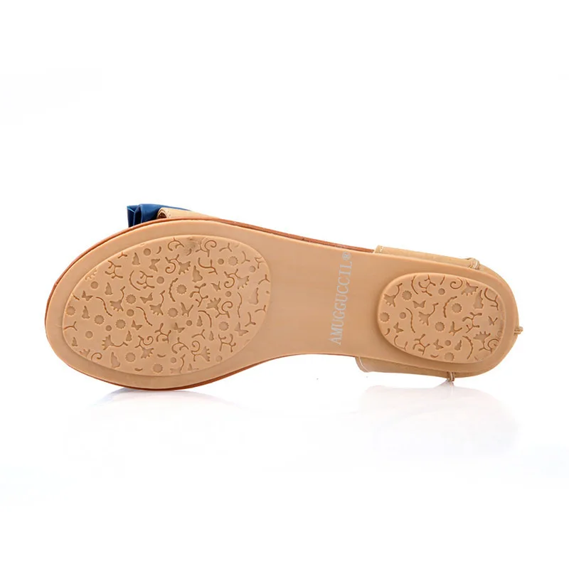 Женщины Сандалии Марка Сексуальная Мода Богемия бантом Обувь Женщина Дамы Флип