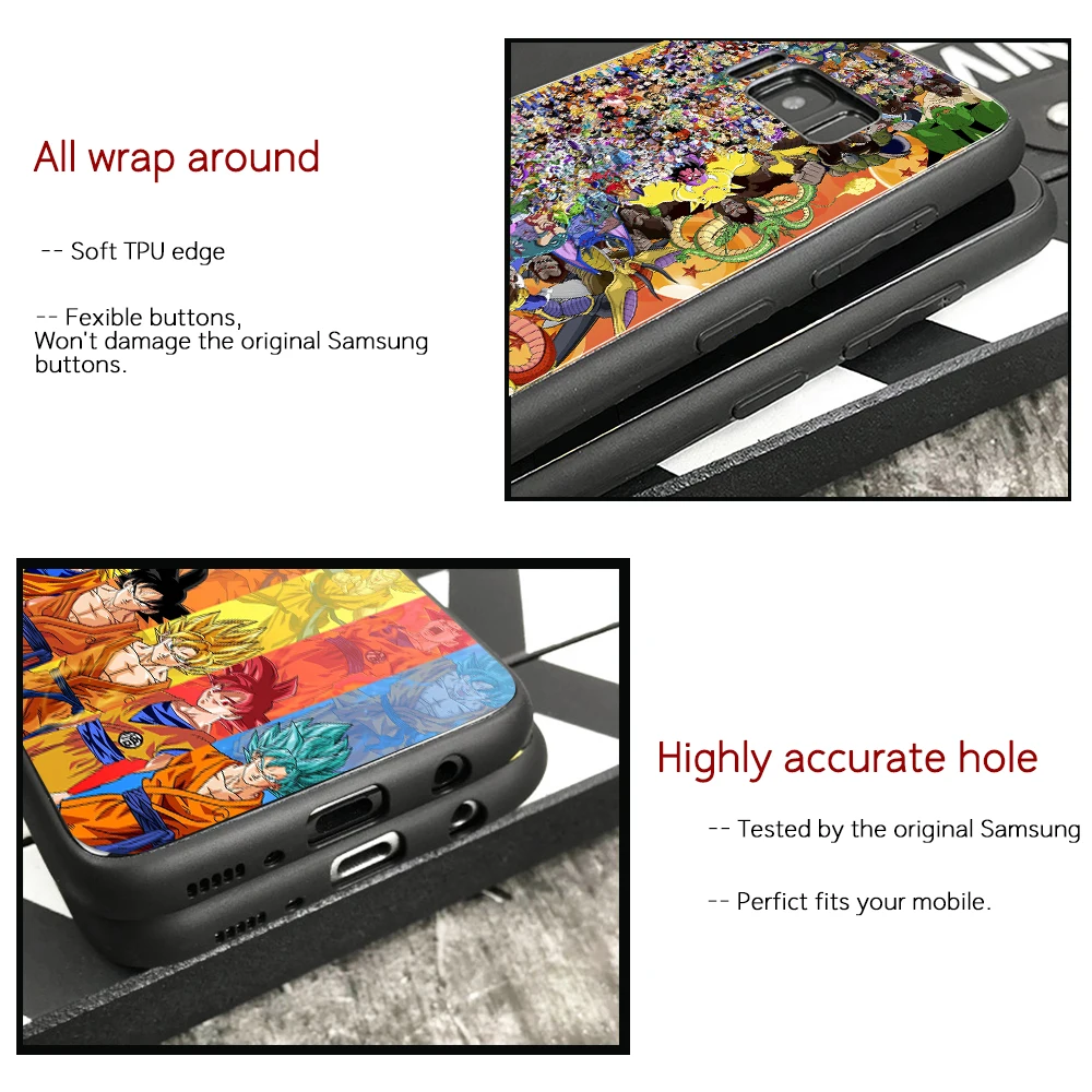 Чехол FinderCase для samsung S10, стеклянный жесткий чехол-накладка Dragon Ball Z для samsung Galaxy S8 S9 S10 Plus lite Note 8 9 10