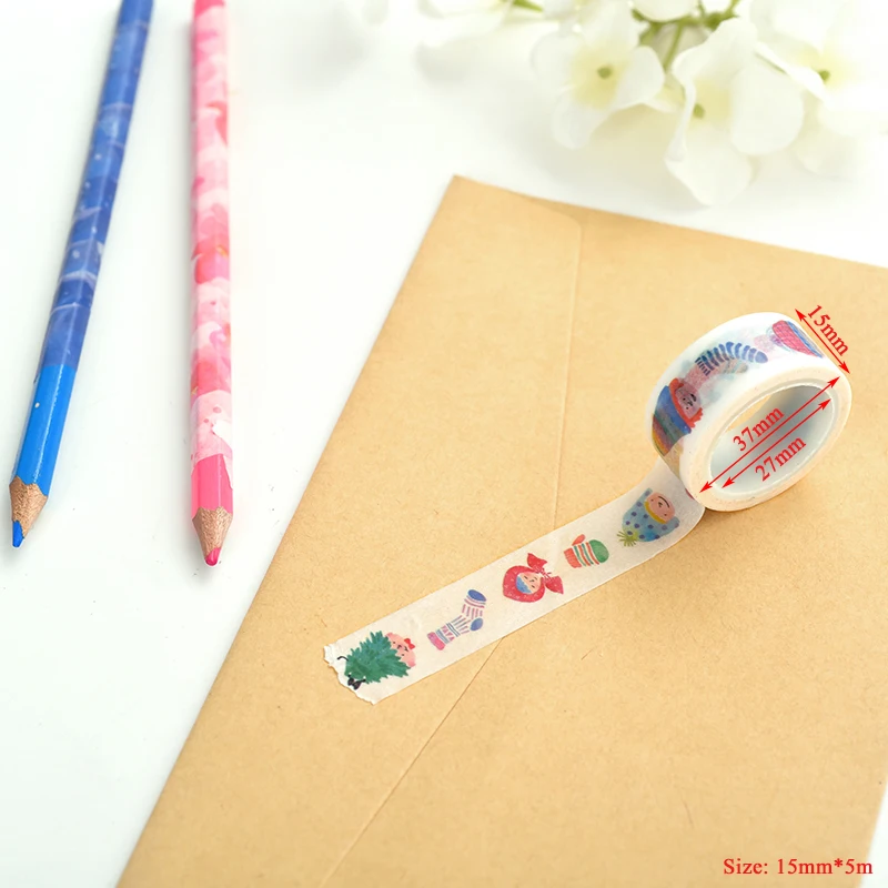 1 шт. декоративная лента AAGU для мороженого 15 мм х 5 м|decorative washi tape|design tapewashi tape |