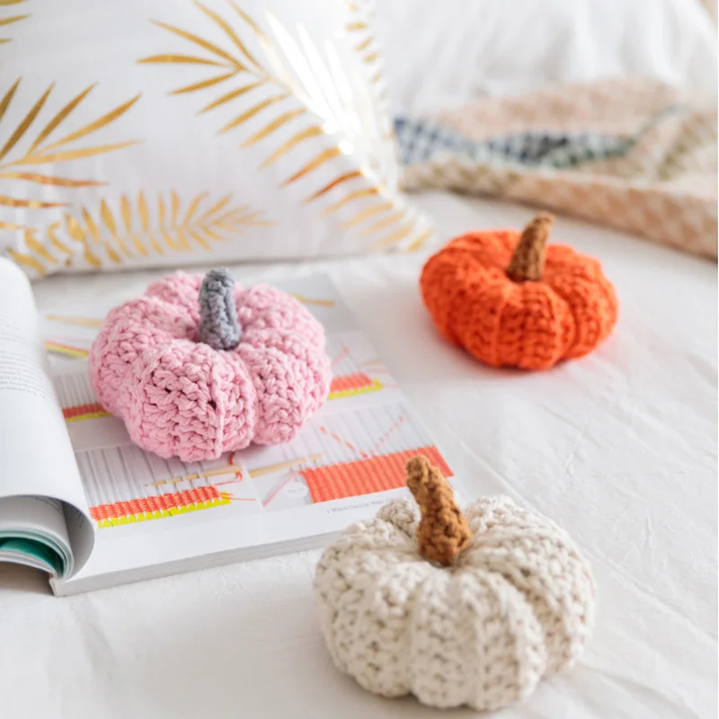 Vintage Cute Mini Handmate Pumpkin Design Cushion for Newborn Baby Girls Toys Pillows Kids Room Home Decorations | Дом и сад