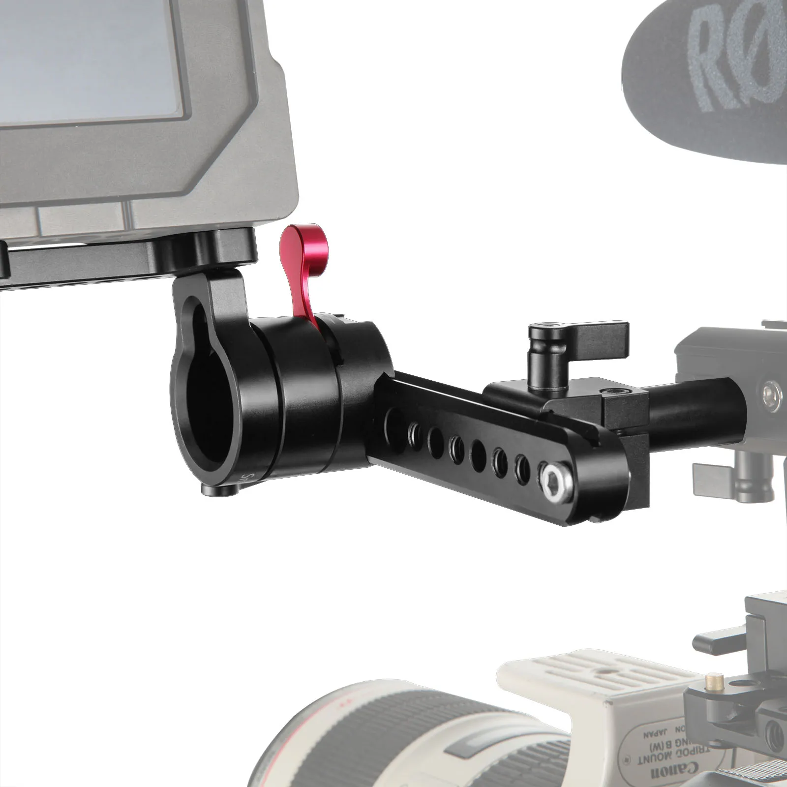 SmallRig EVF крепление с 15 мм стержнем регулируемый держатель монитора особенность с Nato Rail Quick Release 1587