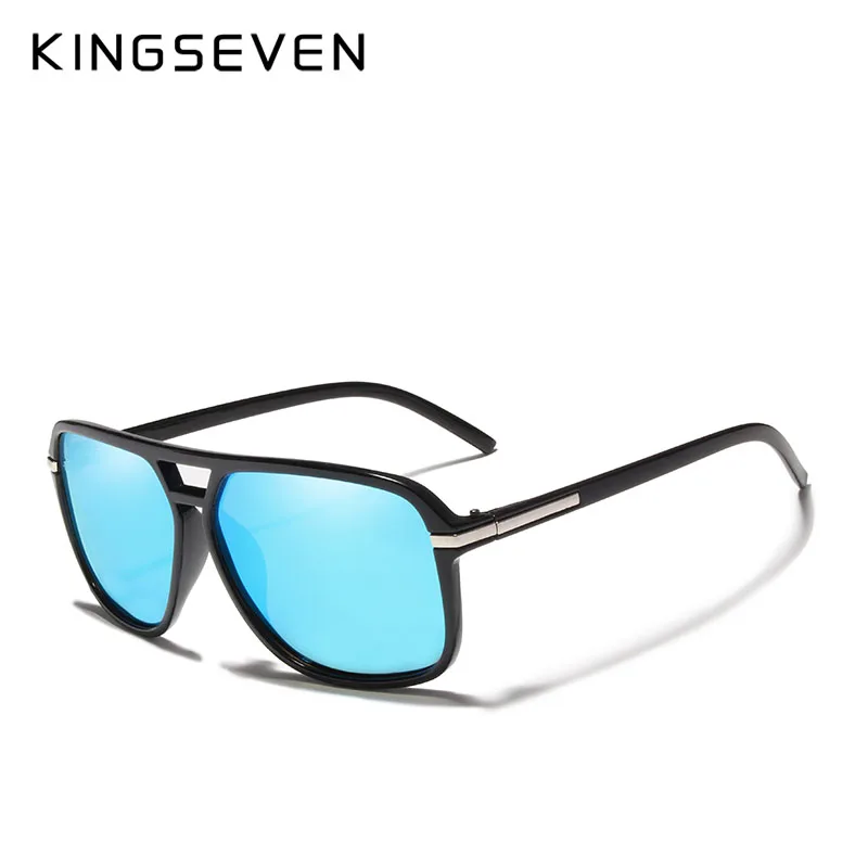 Мужские солнцезащитные очки KINGSEVEN UV400 в стиле ретро модные брендовые Роскошные