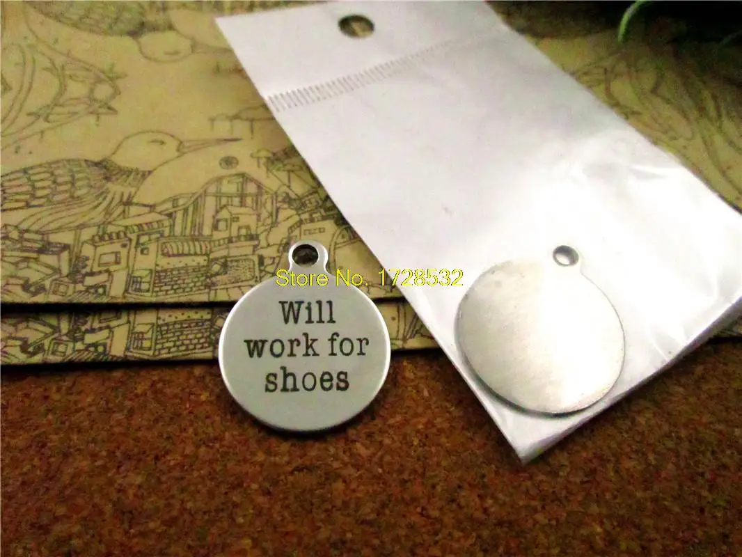 Подвески из нержавеющей стали для обуви 10 шт./набор|charm charm|charm steelc charm |