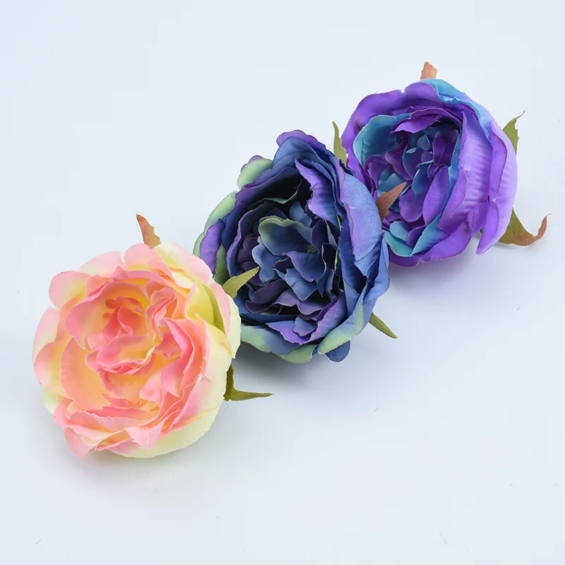 9 см Шелковый Пион рождественские украшения для дома Свадебные аксессуары