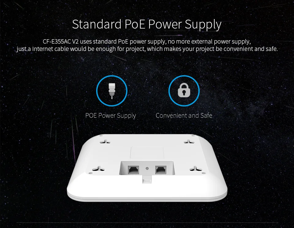 COMFAST беспроводной Крытый AP 2 4G + 5 8 GHz 1200M двухдиапазонный Wi fi точка доступа AC