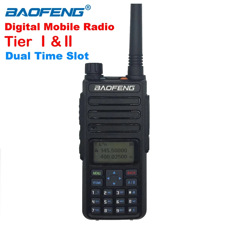 BaoFeng Dual Time slot Walkie Taklie DM-1801 DMR Портативное двухстороннее радио цифровое Anolog двухрежимное Tier I/II VHF UHF двухдиапазонное 5 Вт