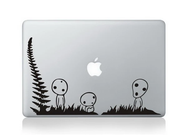 Наклейка для ноутбука Наклейка на MacBook Pro Air retina 1" 12" 1" 14" 1" 15,6 дюймов Mac обложка кожа hp ноутбук Stciker - Цвет: MB black-Part C (74)