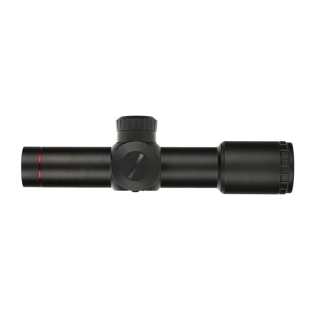 Ohhunt 4.5x20E 1 дюймов охотничья оптика компактные оптические прицелы с красной подсветкой Стекло гравированное сетка с флип-открытыми крышками объектива и кольцами