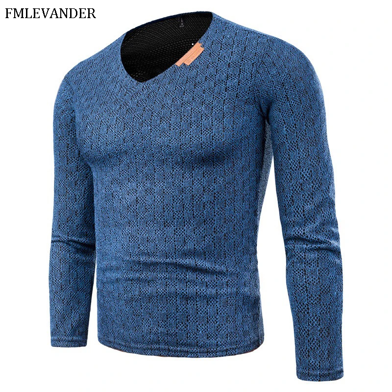 

Мужской свитер pull homme, большой размер 6XL, с треугольным вырезом