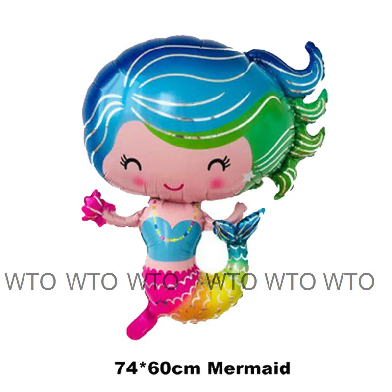 1 шт. фольгированные воздушные шары которые могут быть выбраны принцесса Русалка