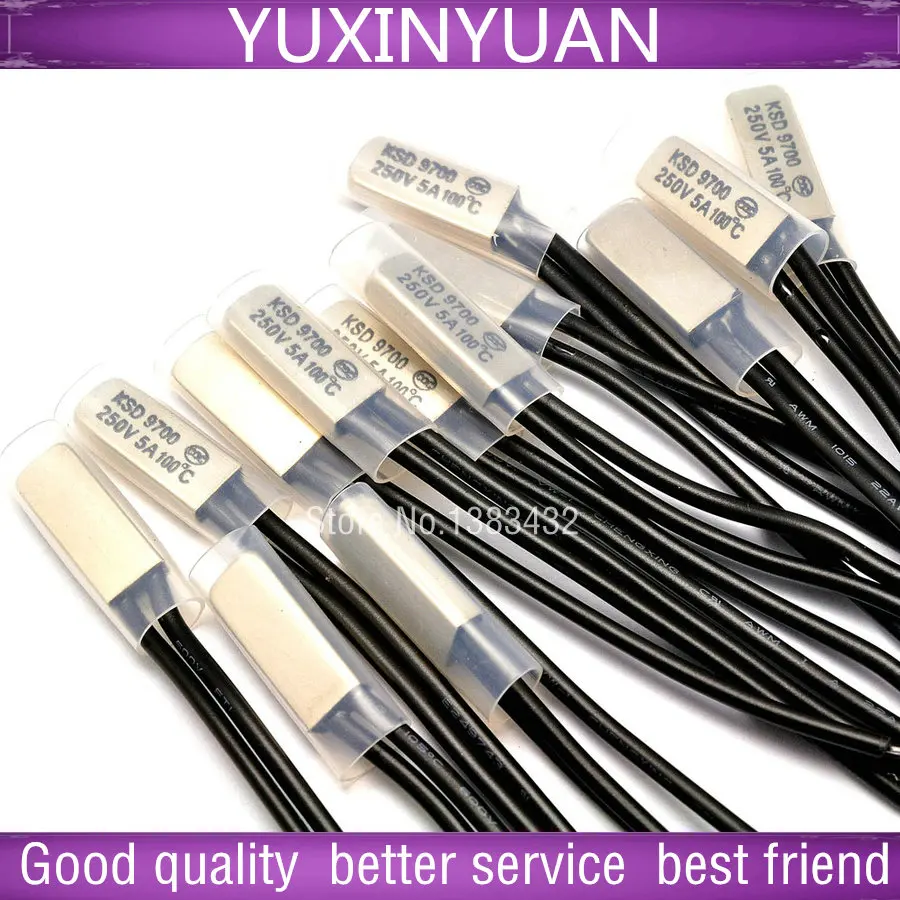 Температура переключатель управления KSD9700 100 градусов обычно закрыта термо