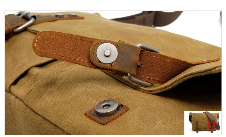 Мужские сумки-мессенджеры водонепроницаемые холщовые винтажные дорожные сумки