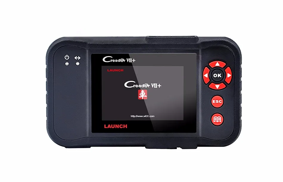 Стартовый Creader VII+ OBD2 двигатель \ ABS \ SRS \ AT считыватель кодов обновление онлайн X431 Creader 7 Plus Автомобильный сканер OBDII автоматический диагностический инструмент