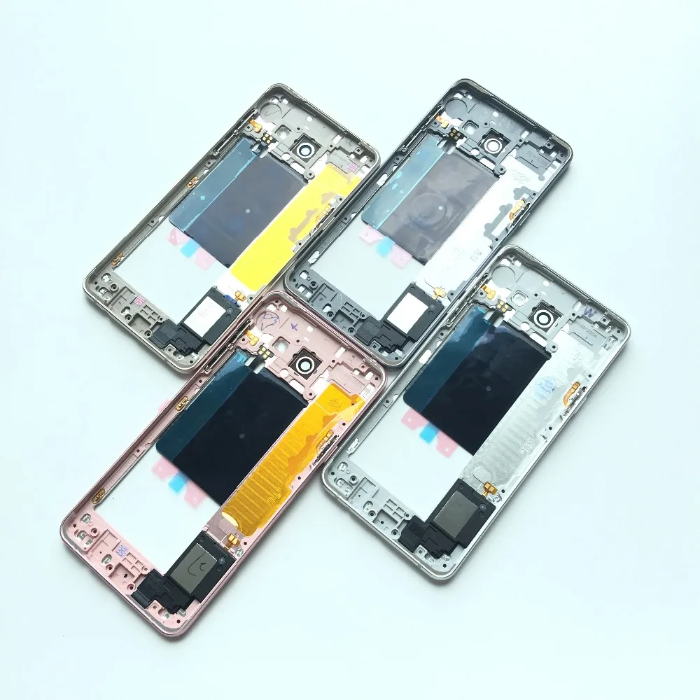 Новый корпус с рамкой средней пластины + Боковая кнопка стеклянный объектив