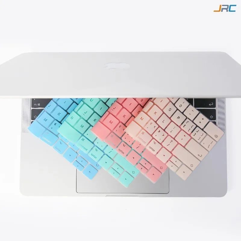 Цветная Защитная пленка с полой клавиатурой для Macbook 12 13pro без сенсорной панели