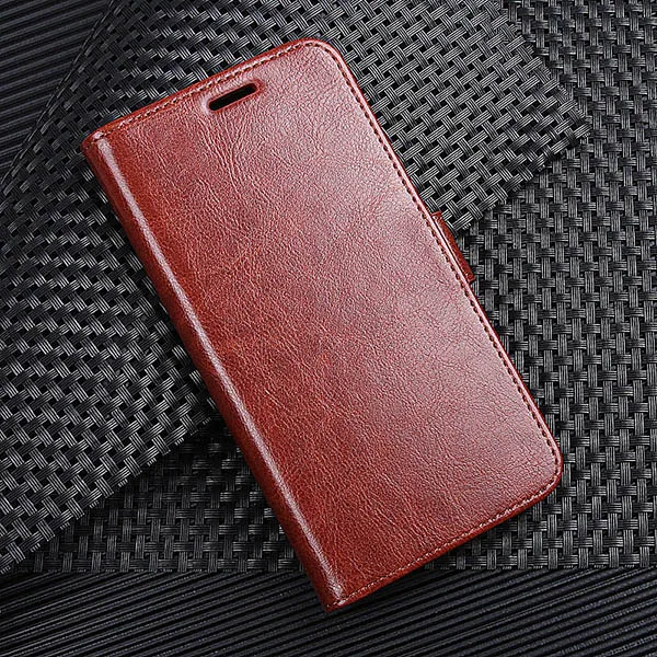 JONSNOW кожаный бумажник чехол для samsung A7 A6 A8 плюс J2 J4 J6+ J8 J3 J5 J7 класса люкс из искусственной кожи чехол Capa Fundas - Цвет: Brown