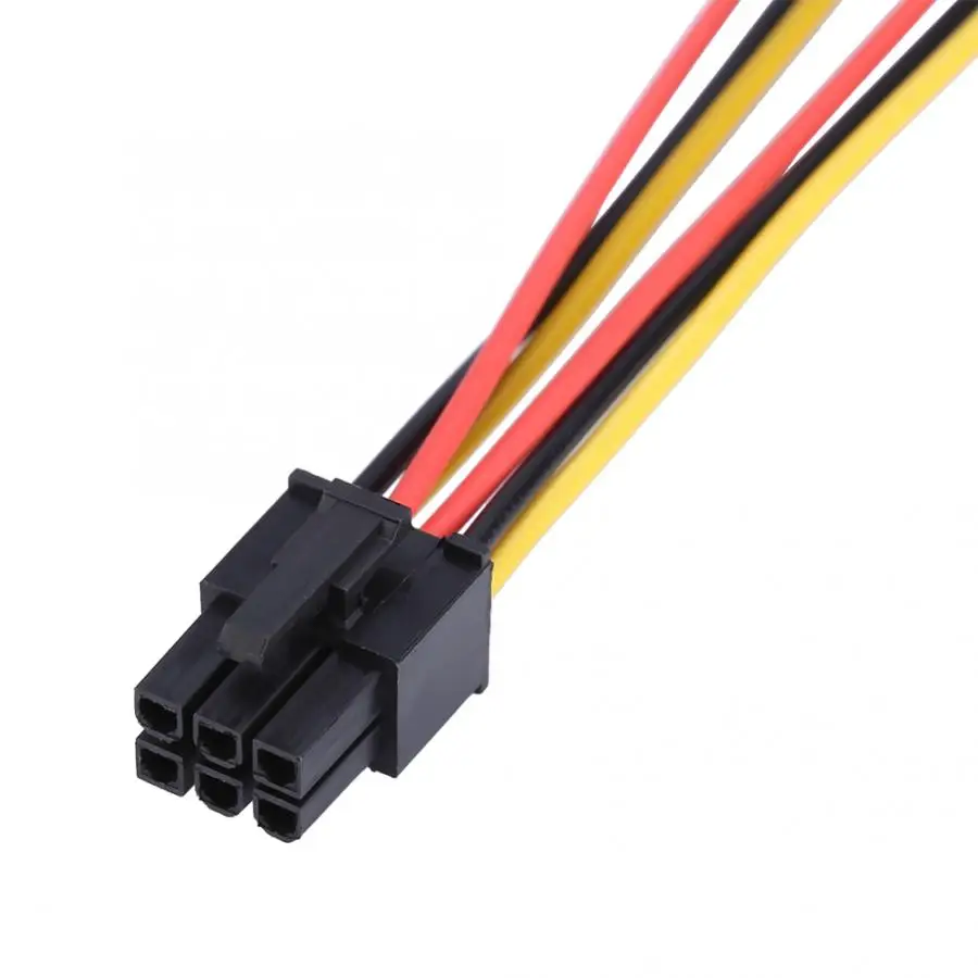2 IDE Dual 4 Ppin Molex IDE Штекерный на 6 Pin женский PCI-E Y Molex IDE разъем адаптера питания для видеокарт аксессуары