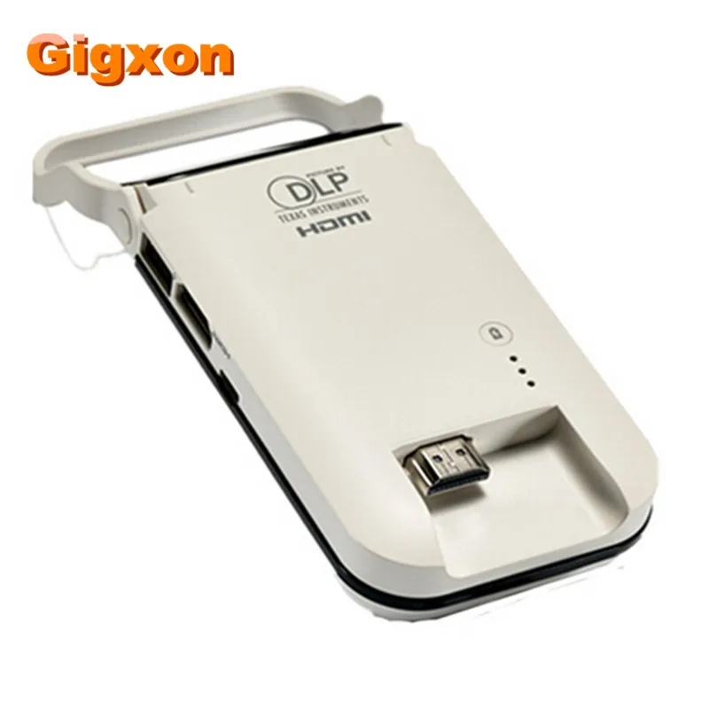 Gigxon I60 Aiptek Мини Проектор DLP Для Iphone6 HDMI Proyector Full HD 1080 P ТВ Смартфон Портативный Пико