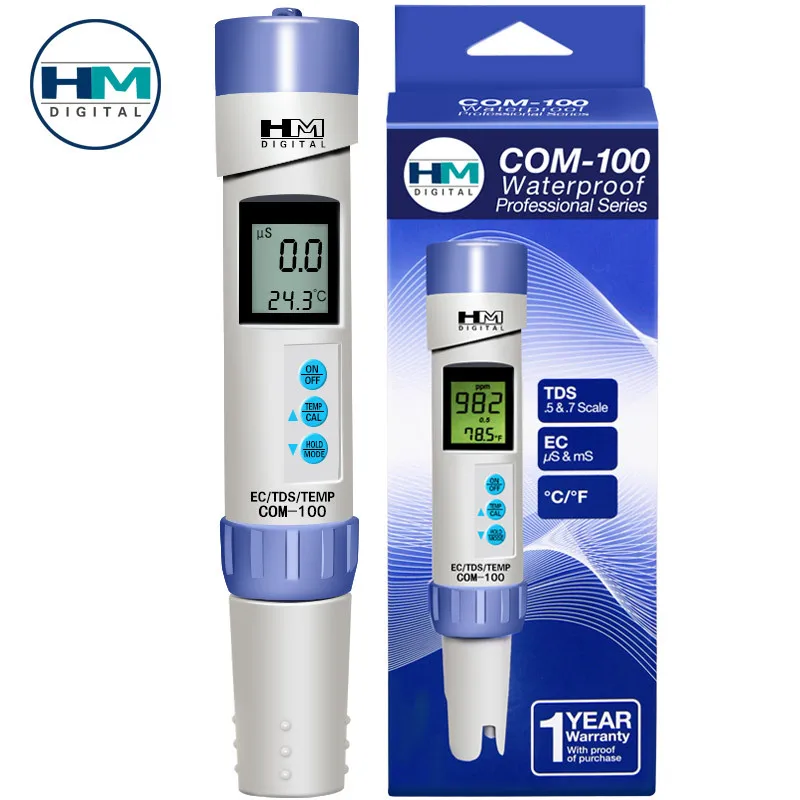 HM COM100 TDS карандаш тестер качества воды ручка проводимости монитор детектор метр