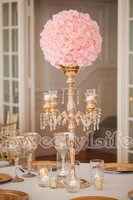 68cm Tall Wedding Table Centerpiece Flower Vase Candelabras candle holders