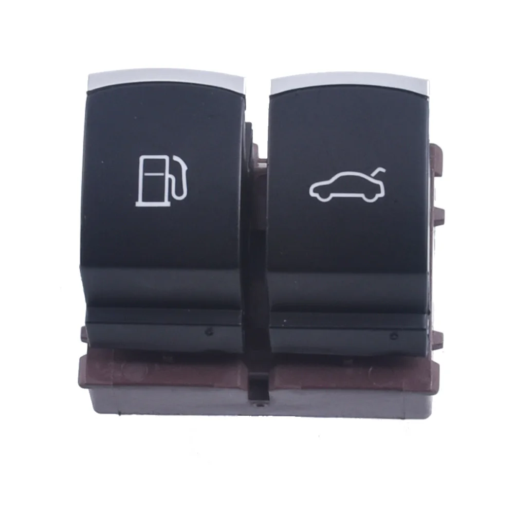 Car Chrome Fuel Tank Rear Trunk Switch Button Parts For VW Passat B6 CC Jetta 6 MK6 EOS 35D959903 3C0959903B