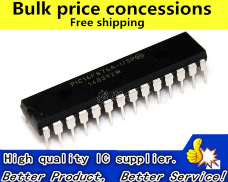 

PIC16F876A-I/SP PIC16F876A 16F876 PIC16F876 dip-28 8-bit microcontroller
