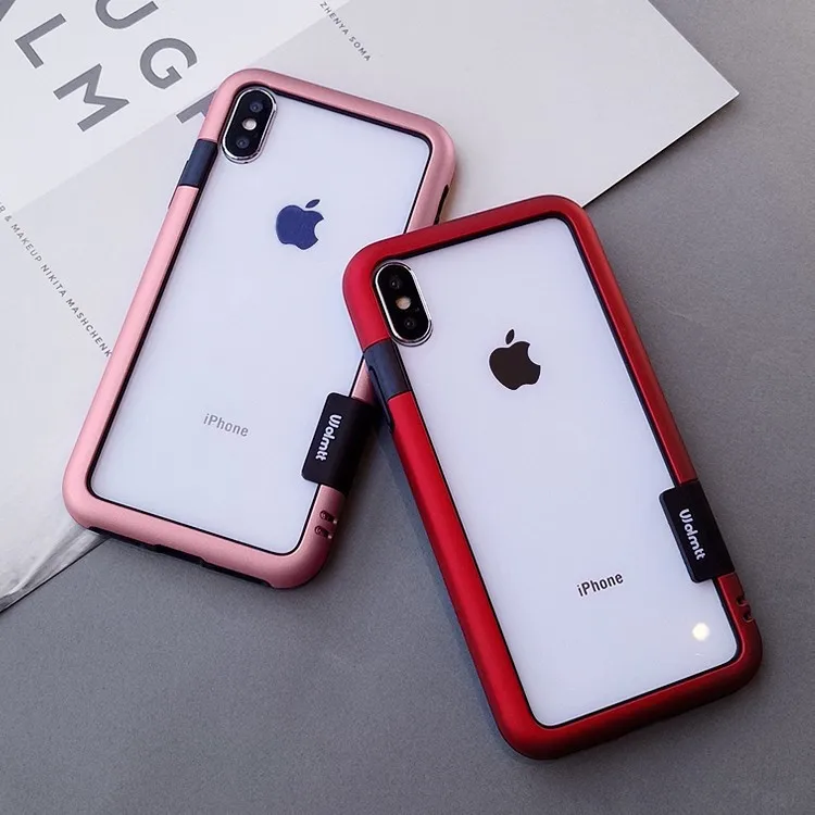 Роскошный чехол для телефона с покрытием мягкая силиконовая рамка-бампер Apple iPhone