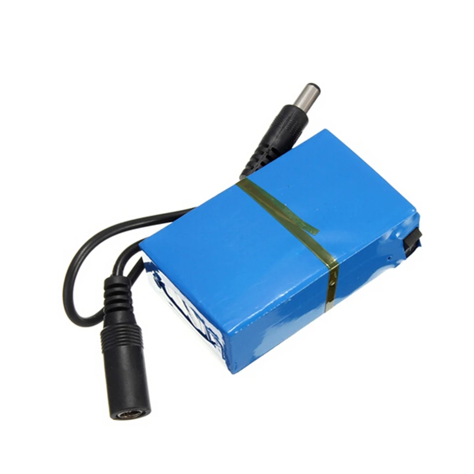 

10X High Quality Super Rechargeable Portable Lithium-ion Battery DC 12V 1800mAh DC-168 With Plug