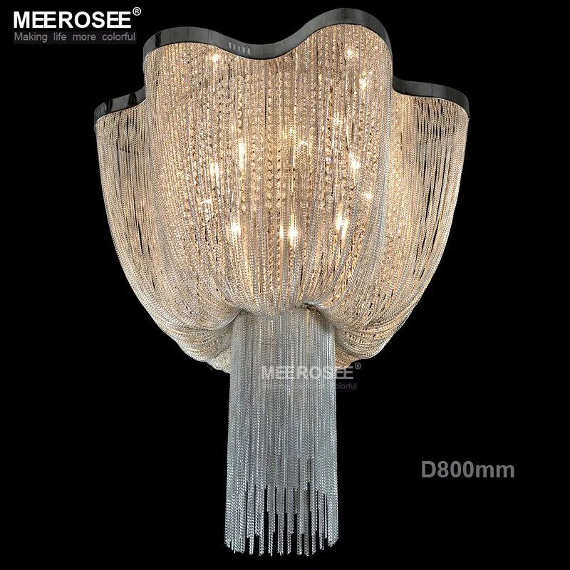 Французская цепочка люстра светильник Эмпайр алюминиевая лампа подвесная