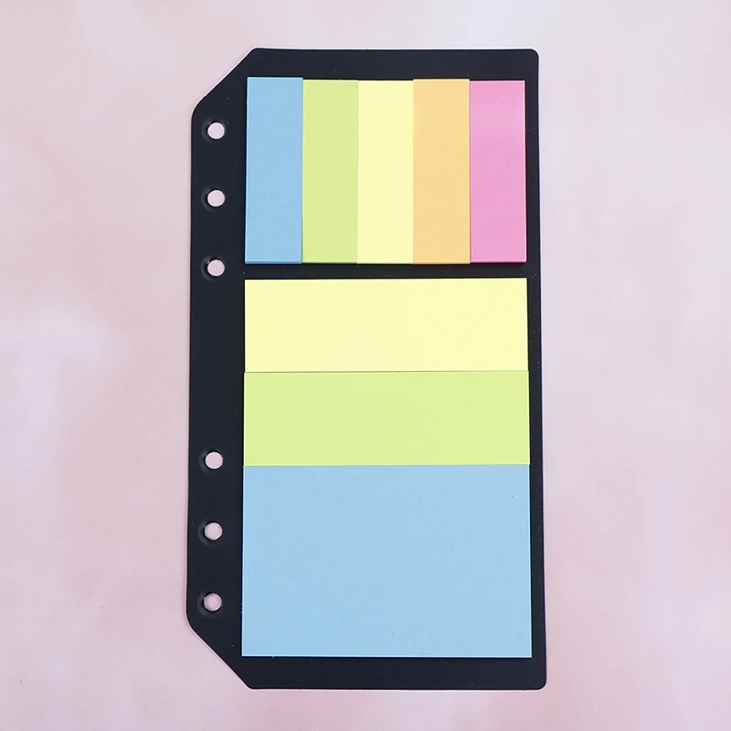 6 Holes Divider Memo Sticker A5/A6/B5 Sticky Notes Planner Schedule Binder Dairy Notebook Gifts Refill Organiser | Канцтовары для