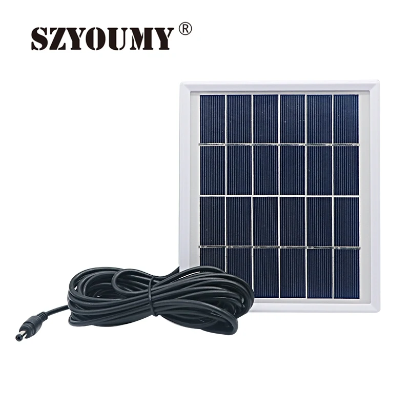 SZYOUMY 54 светодиодный солнечный светильник 2835 SMD солнечная панель датчик прожектор