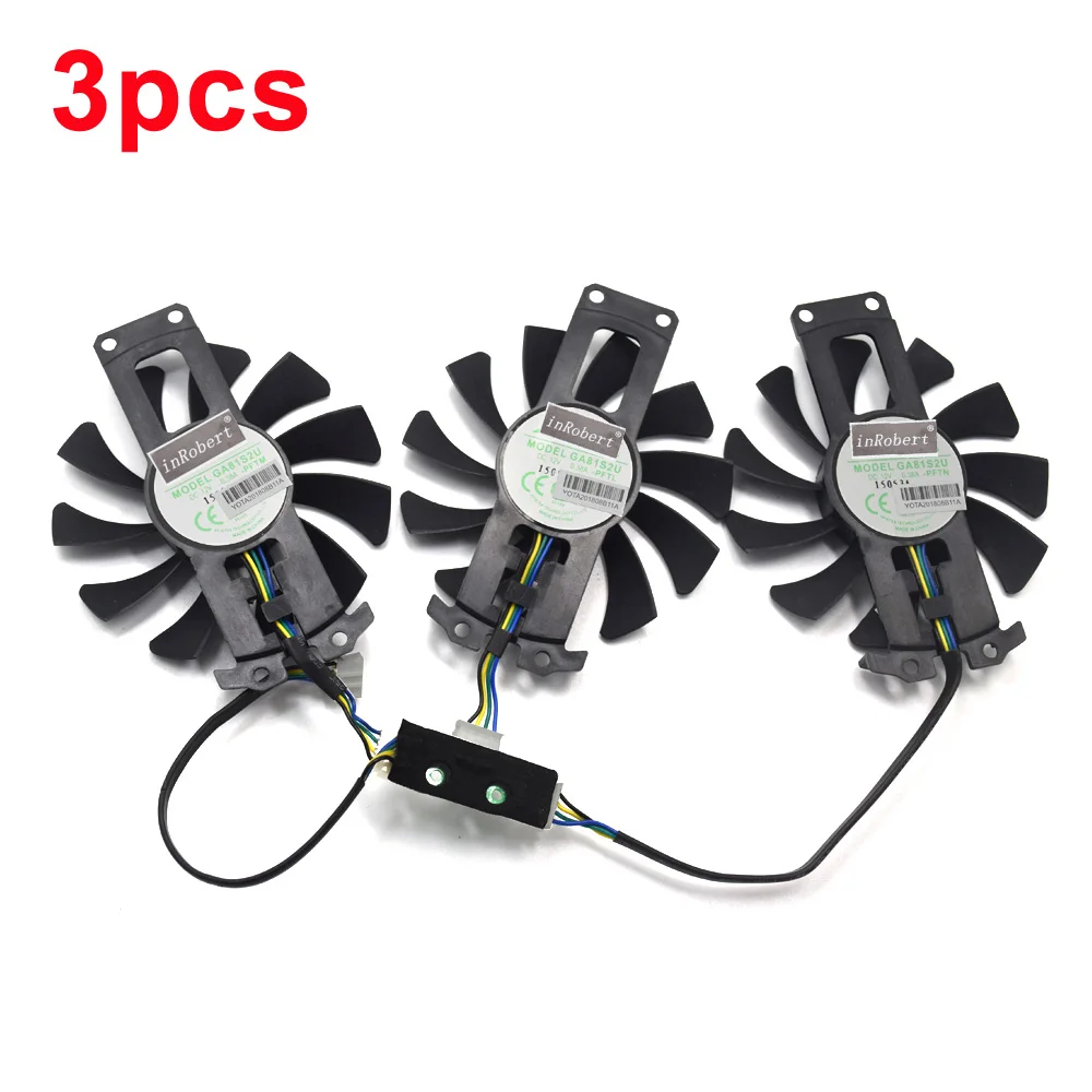 Кулер для видеокарт ZOTAC GTX 980-4GD5 AMP HA 75 мм 4Pin APISTEK GA81S2U 12 В 0 38a 83x16 отверстие 980 |