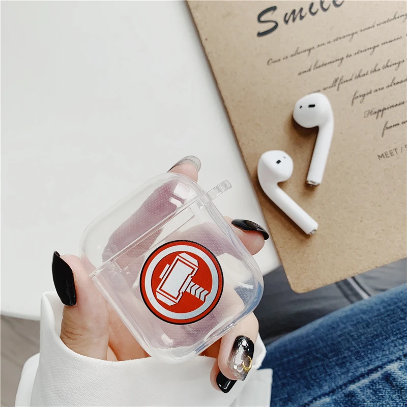 Беспроводная bluetooth-гарнитура с человеком-пауком для Airpods 2 1, Железный человек, мягкий ТПУ защитный чехол Quake marvel для хранения, coque чехол