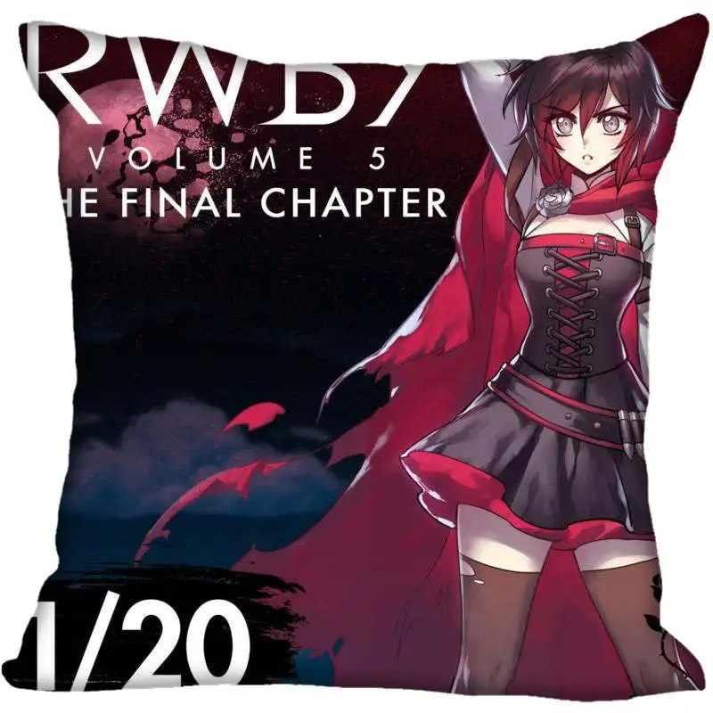 Заказная декоративная наволочка RWBY квадратная Наволочка на молнии 33x33,40x40,45x45 см(с одной стороны) наволочка - Цвет: Pillowcase 7