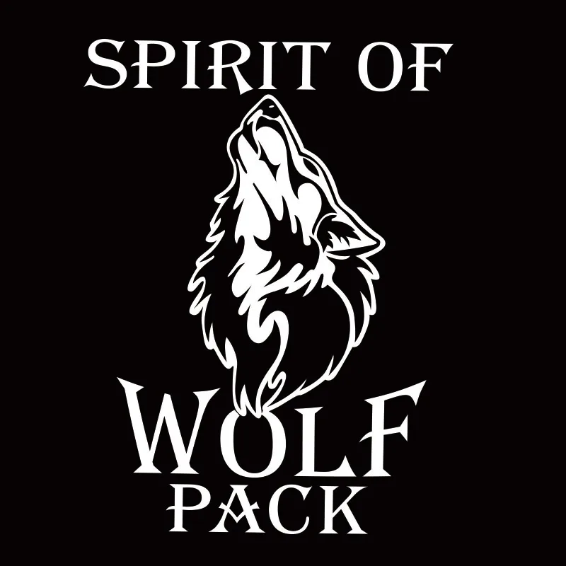Стикер для автомобиля Spirit of wolf totem модные виниловые наклейки с животным узором и