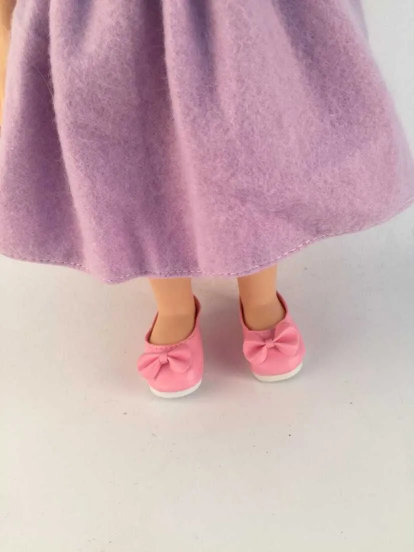 LUCKDOLL кожаная обувь с бантом подходит для американской куклы размером 14 5 дюйма
