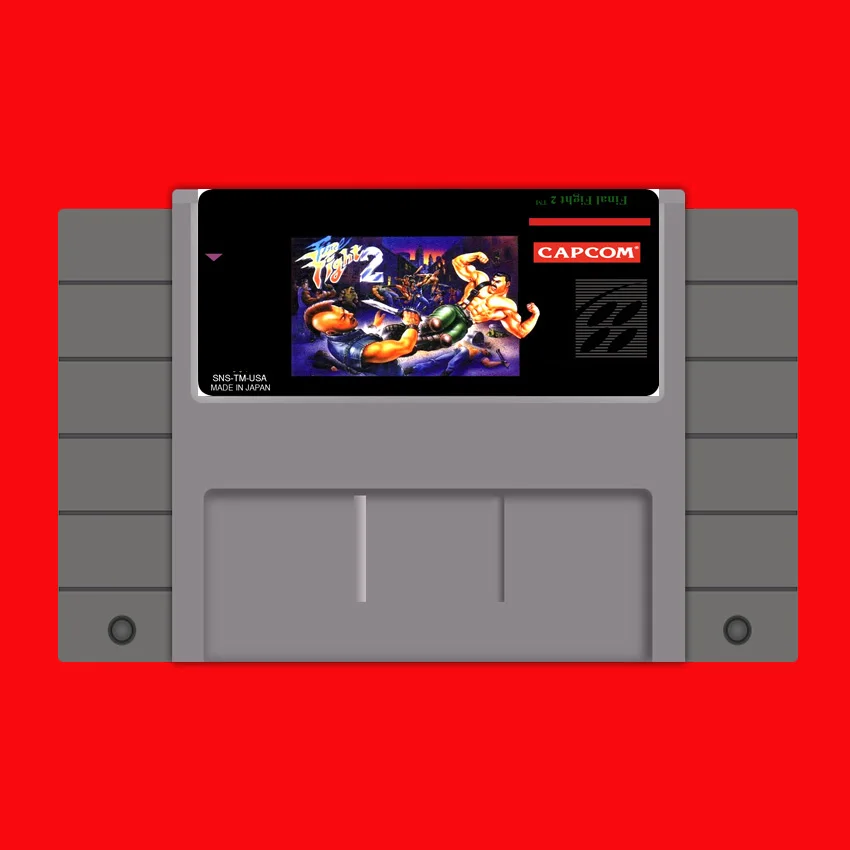 Финальная игра 2 16 бит большая серая игровая карта для игрока США NTSC|16 bit|16 bit game