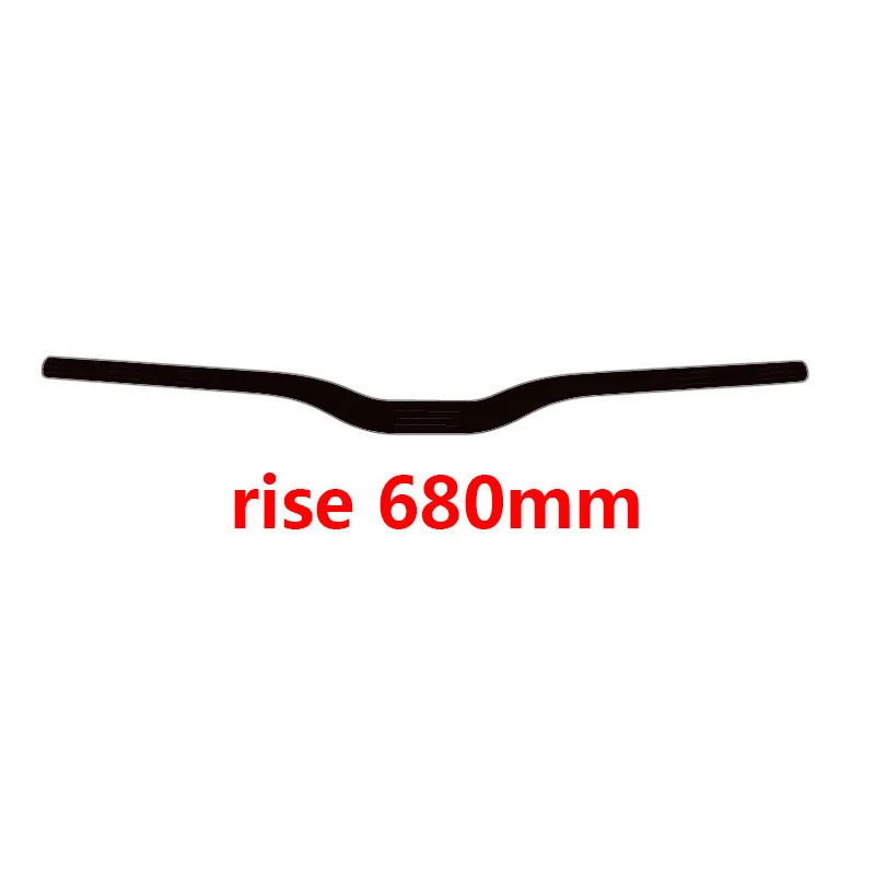 Rise 680 EC90MB01 Светильник из углеродного волокна MTBHandlebar для горного велосипеда/прямой плоский руль UDMatt 580 мм-760 мм - Цвет: Rise 680 EC90MB01
