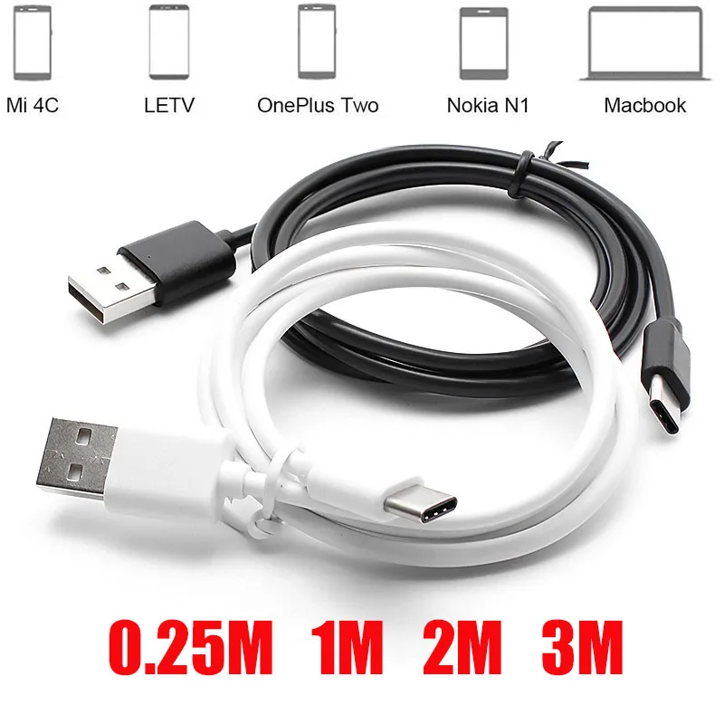 0 25/1/2/3 м USB C 3 1 Type Реверсивный кабель для синхронизации данных и зарядки Samsung Galaxy