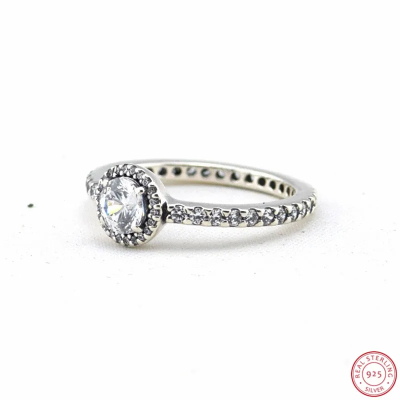 Классические Элегантные кольца для женщин ювелирные изделия из стерлингового