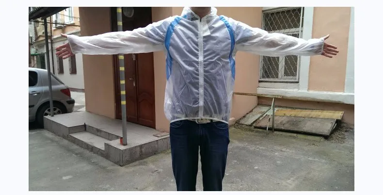 ROCKBROS Велоспорт Windcoat горный велосипед езда на велосипеде плащ брюки дышащий сжатый лобовое стекло водонепроницаемый ветровка костюм