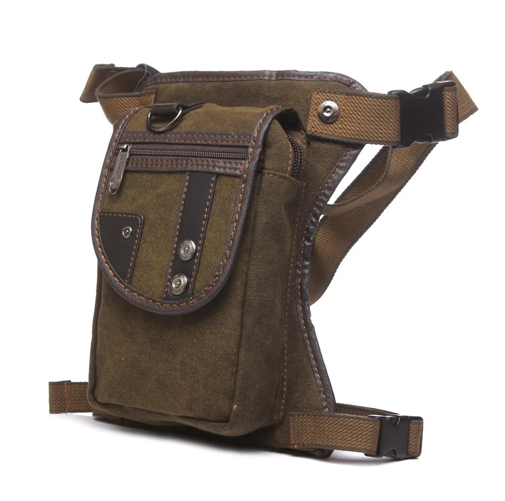 Холщовая/нейлоновая забавная сумка для мужчин поясной мессенджер на бедро