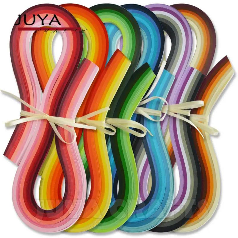 Бумажная катушка JUYA 36 оттенков цветов длина 540 мм ширина 3/5/7/10 полоски 720 всего