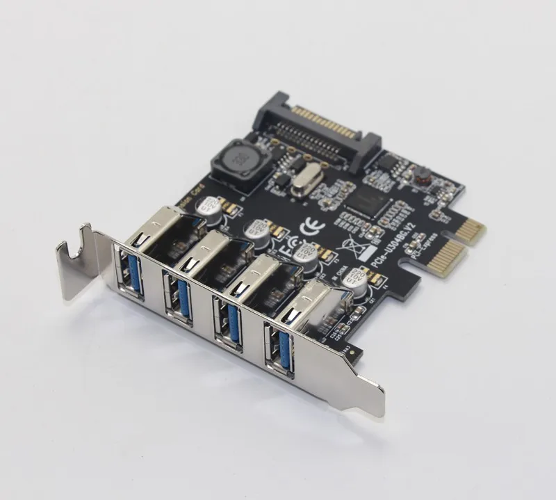 Плата расширения PCI Express на USB 3 0 10 шт. 4 порта с 15-контактным разъемом Sata |