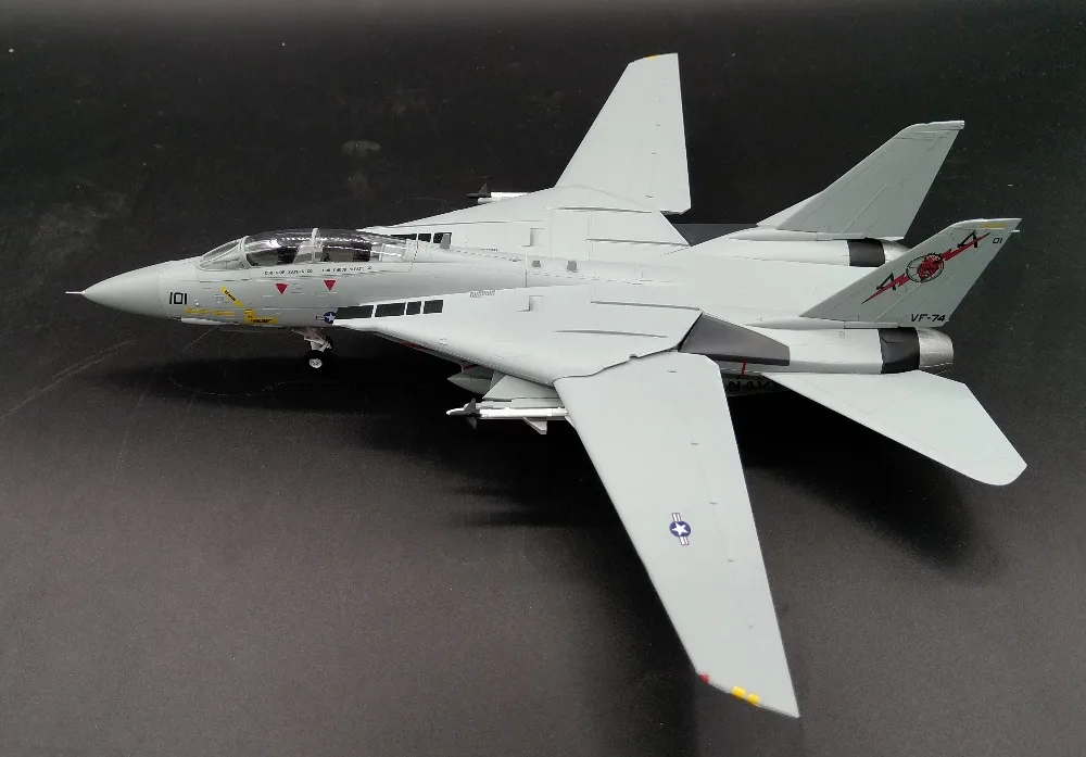 1: 72 ВВС США F14 VF-74 дьявол эскадрильи истребитель-бомбардировщик модель Трубач Коллекция Модель