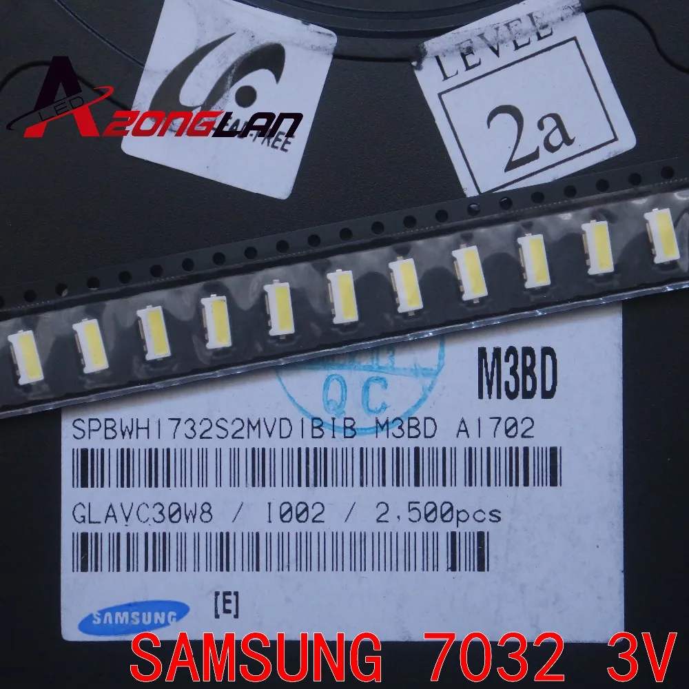SAMSUNG светодиодная подсветка для ЖК телевизора Edge серии TS731A 3V 7032 холодного белого