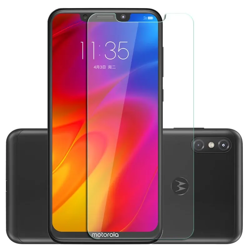 Для Motorola One P30 Play закаленное стекло 2.5D защитная пленка 9H Взрывозащищенная для ЖК