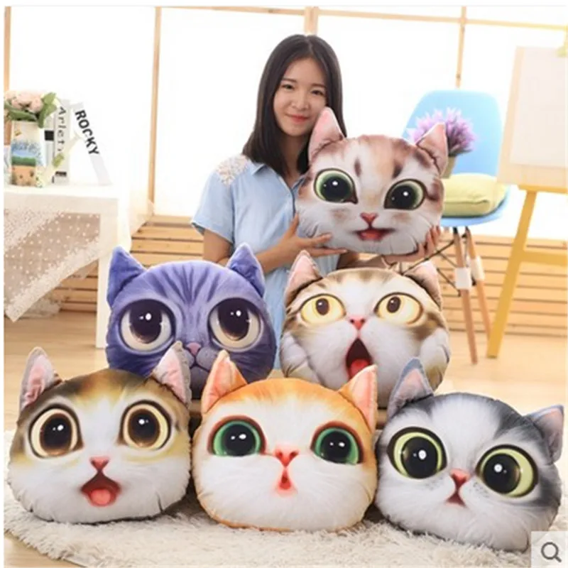 

1Pcs 40cm Cartoon pillow decorative pillow Cat Cushion Pillow Cushion and Washable Waist Pillow Cute seat cushion Hot Sale