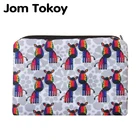 Красочная женская косметичка Jom Tokoy с 3D принтом зебры, несессер, косметичка для путешествий, женская косметичка